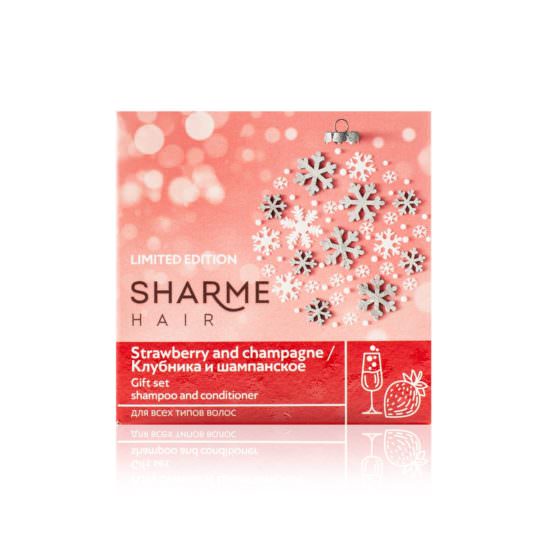 Подарочный набор «Клубника и шампанское» Sharme Hair, 95 г.